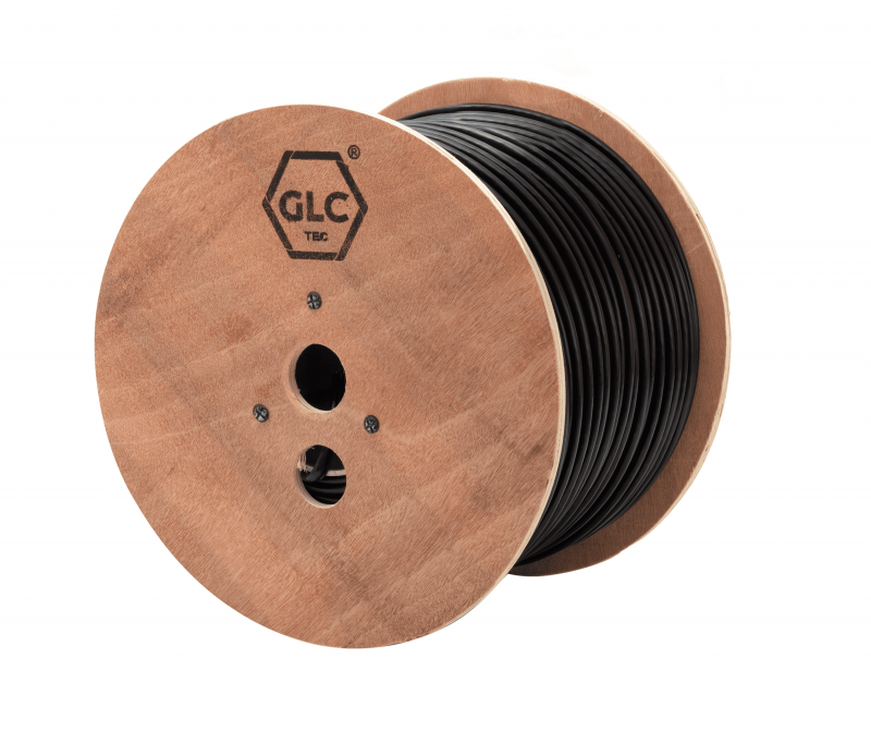 GLC TEC CE-1109C Cable UTP CAT5E 305m 24AWG 10% CCA para Exterior