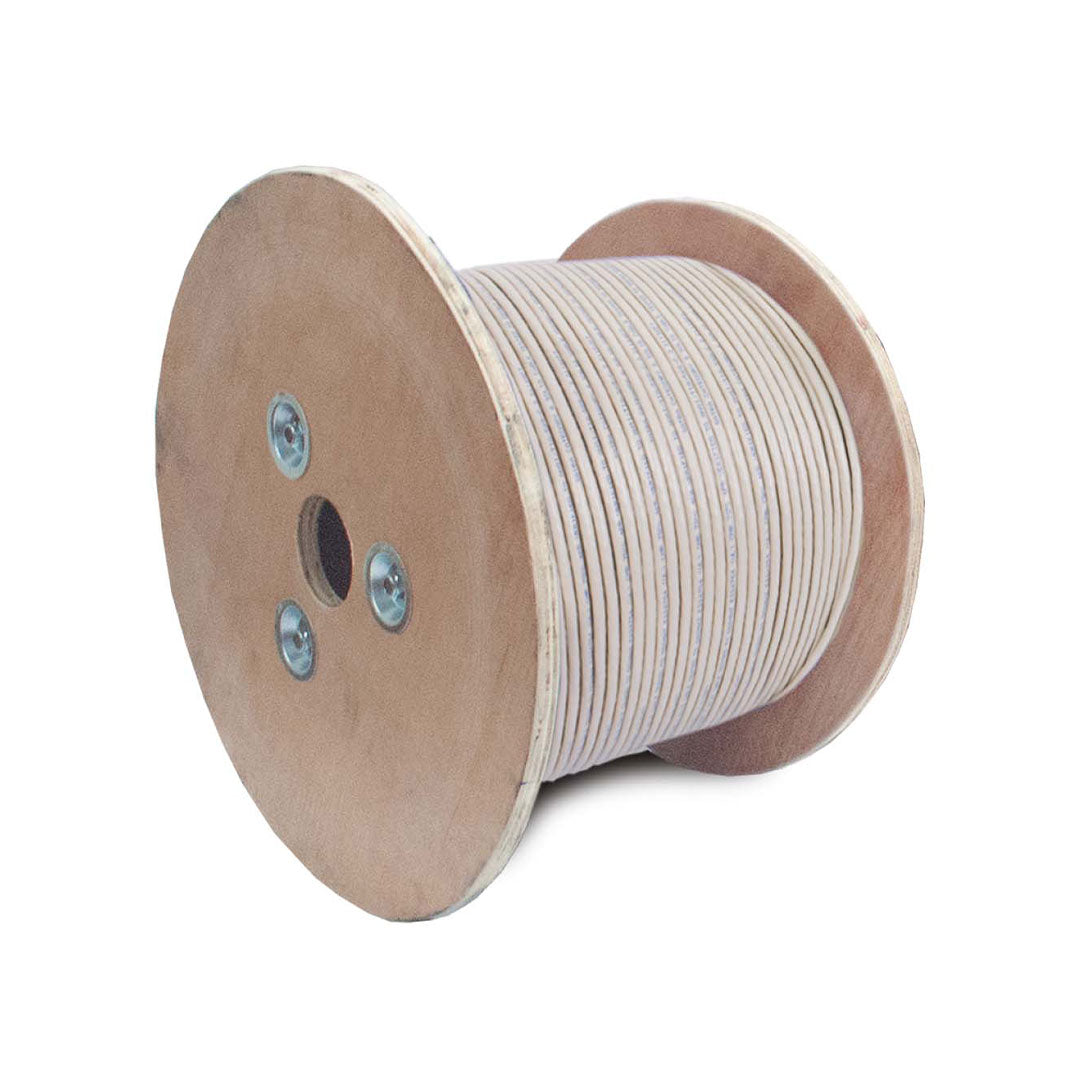 SATRA 0203013001 Cable de Red U/FTP Cat6A Cobre 23AWG LSZH Blanco 305m