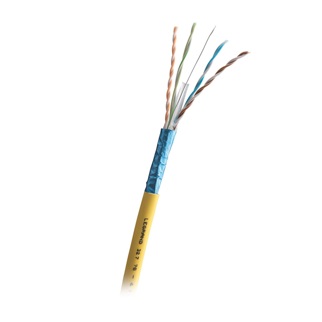 LEGRAND 032778 Cable F/UTP CAT6A LSZH 23AWG 500m Amarillo