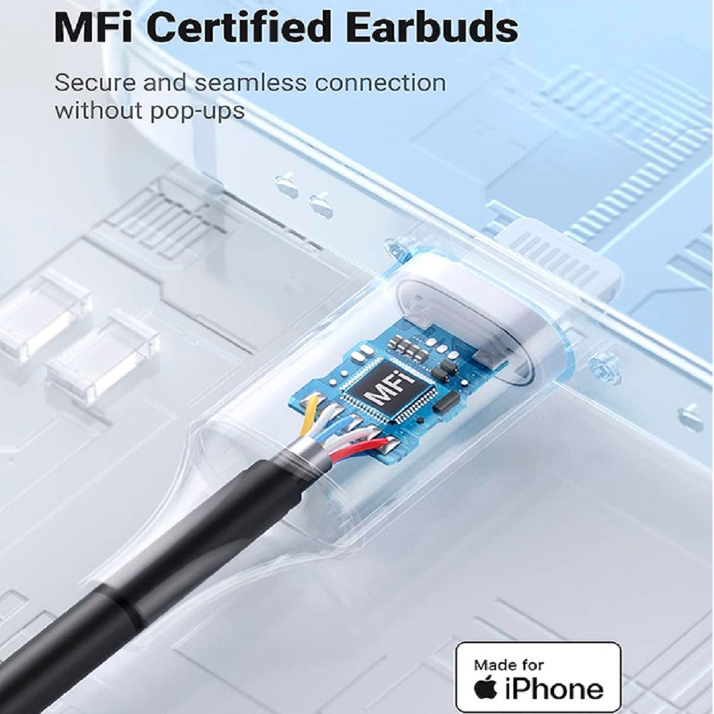 UGREEN EP103 30631 Auriculares Conector Lightning con Cable MFi