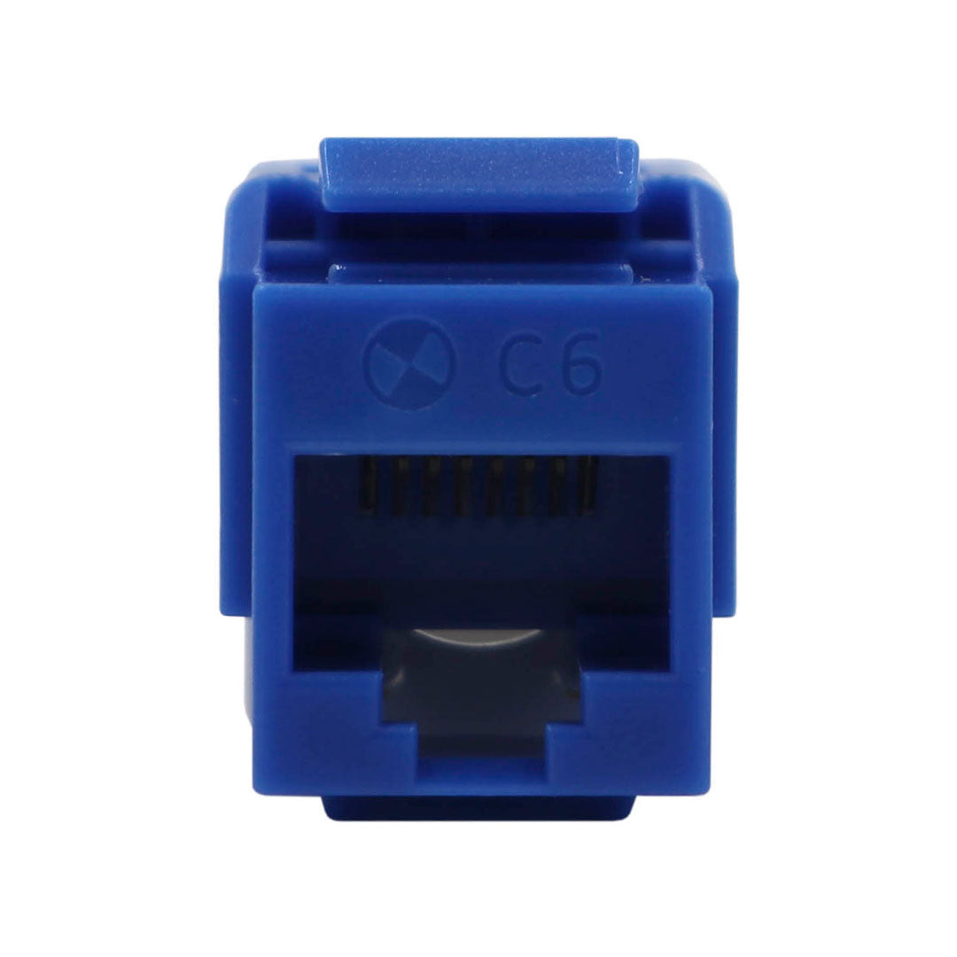 SATRA 0102010004 Jack Modular RJ45 Cat6 Azul