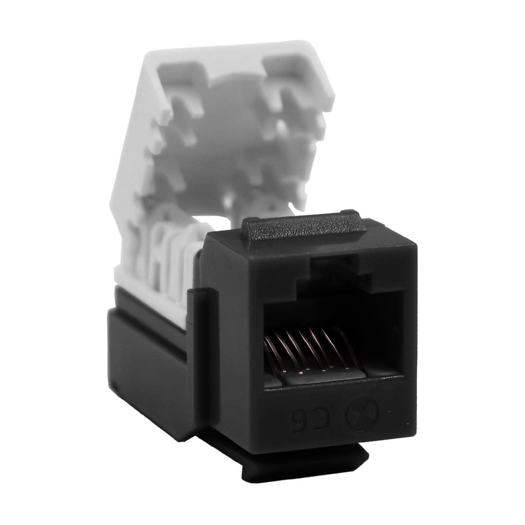 SATRA 0102010009 Jack RJ45 Cat6 Modular Negro