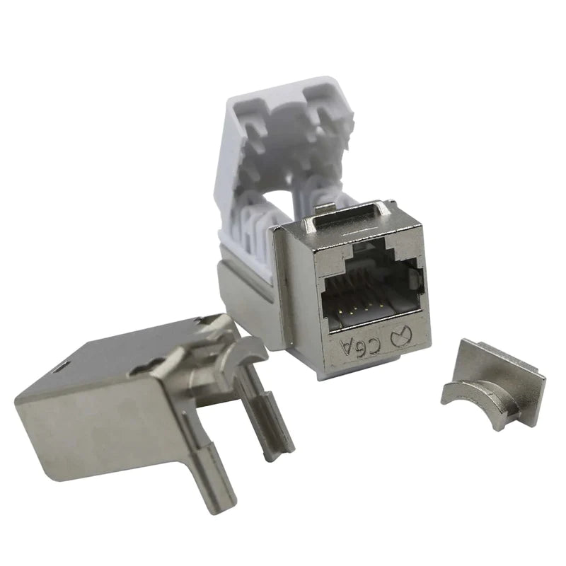 SATRA 0103010098 Jack RJ45 Cat6A Modular Blindado con Identificador