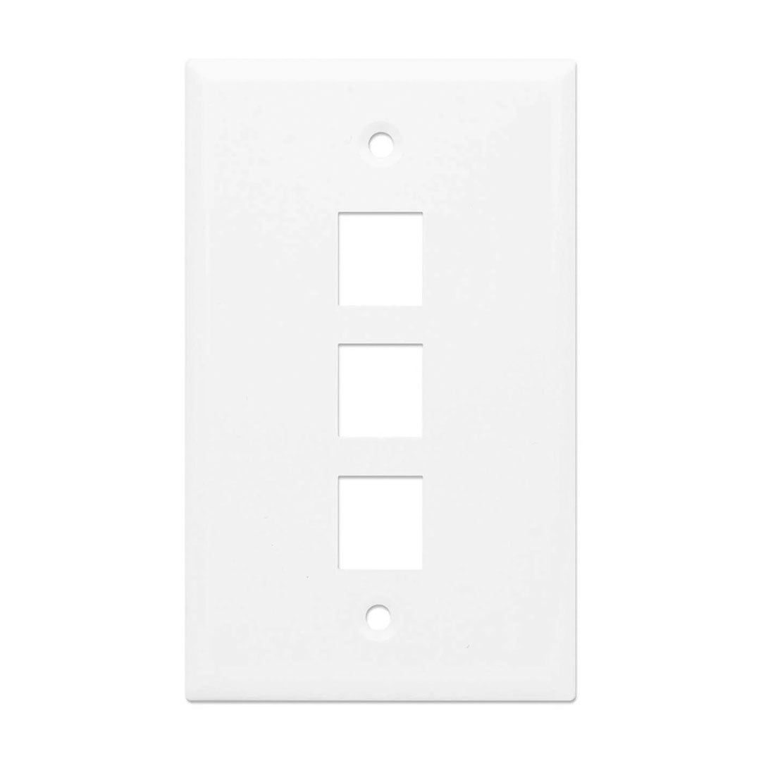 SATRA 0111020301 Faceplate Placa de Pared Simple 3 Puntos