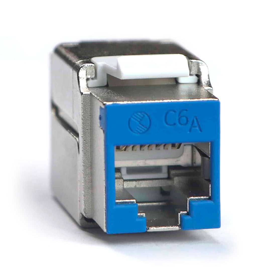 SATRA 0111080004 20-PACK Identificador de Color para Jack Cat6A Modular Azul