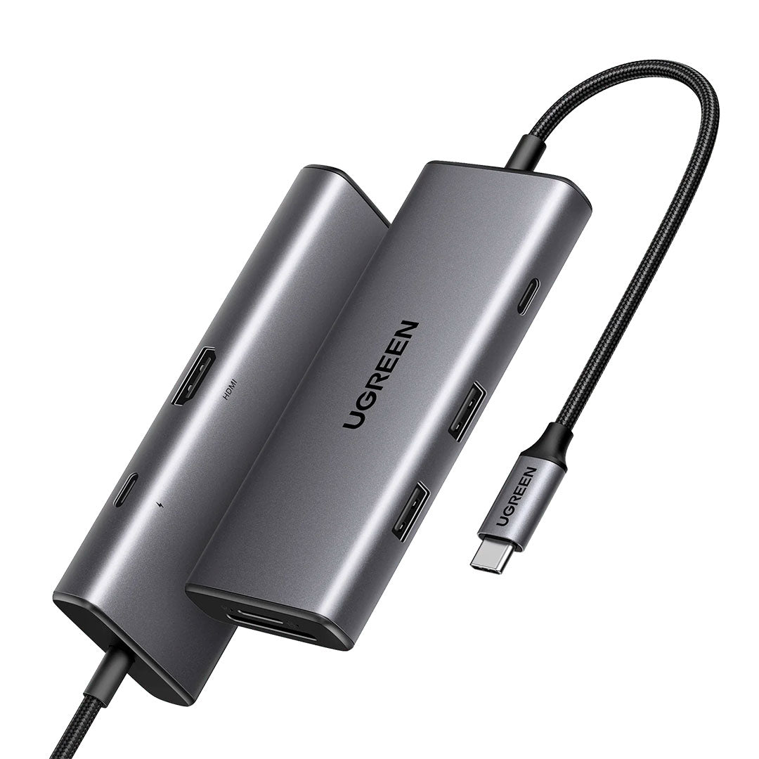 UGREEN CM498 15600 Adaptador HUB 9 en 1 USB-C a HDMI/VGA