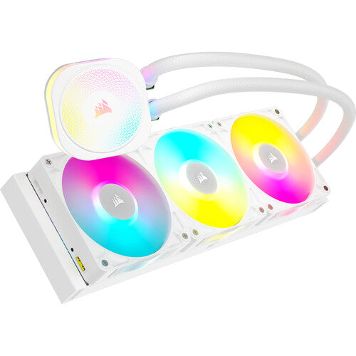 CORSAIR iCUE LINK TITAN 360 RX LCD Ventilador Refrigeración Líquida de CPU Blanco