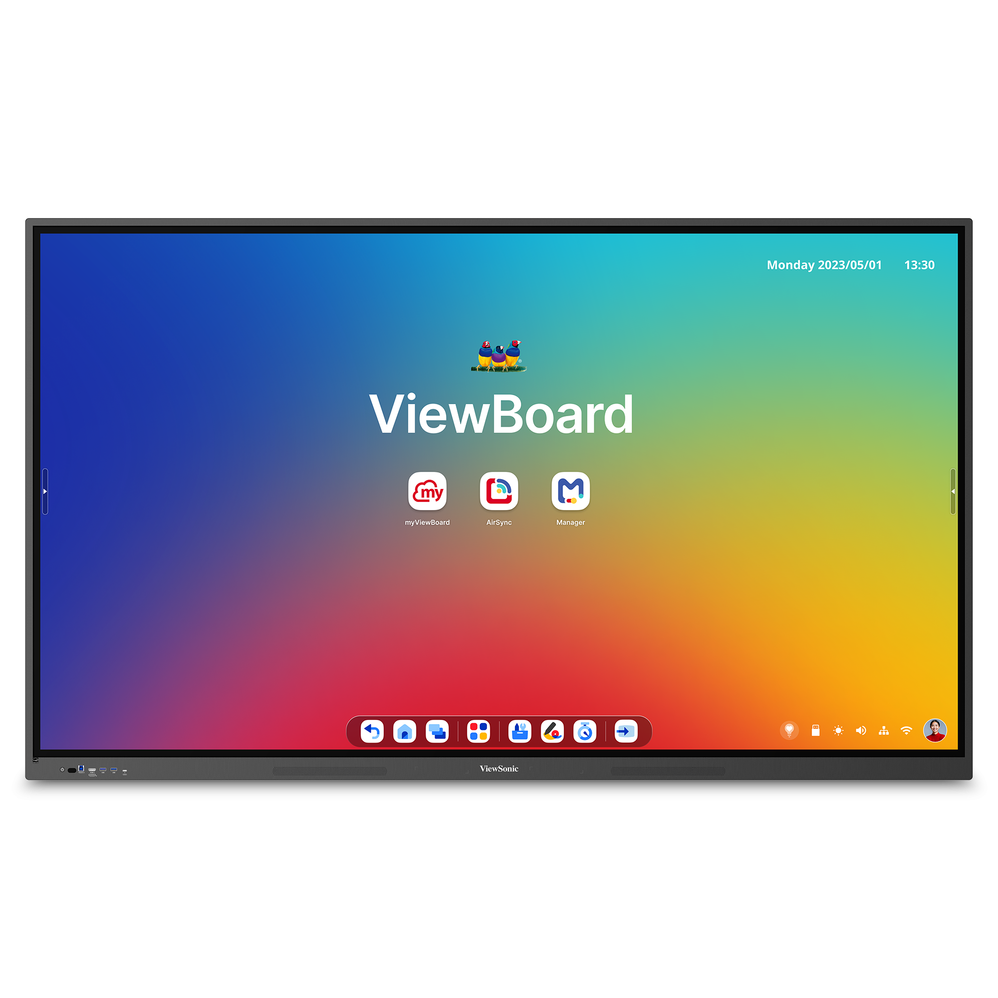 ViewSonic IFP8634 ViewBoard Pantalla interactiva 4K de 86" pulgadas con Android 14 EDLA