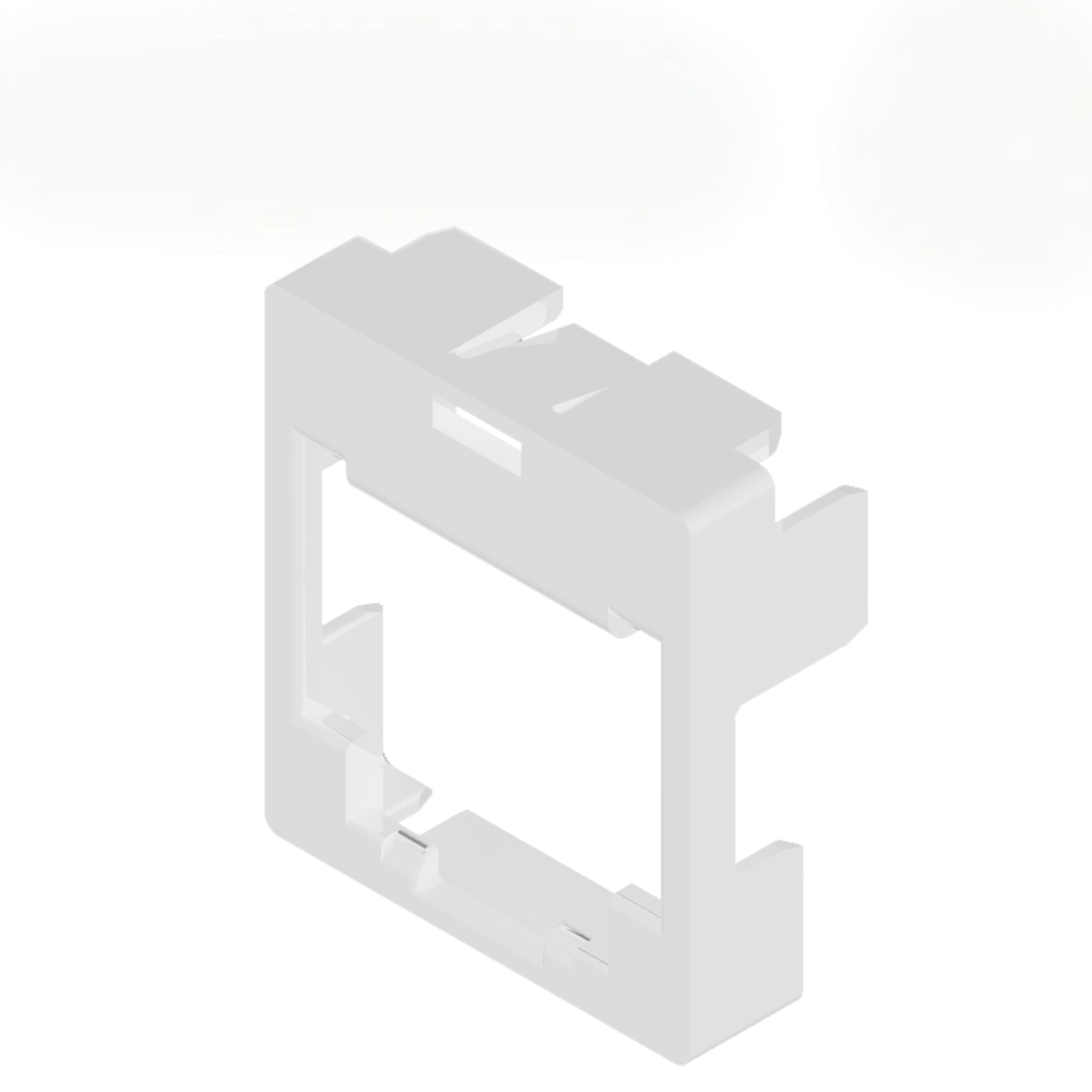 COMMSCOPE 2848025-4 50-Pack Mascara para Plug Modular RJ45 Cat6A Gris