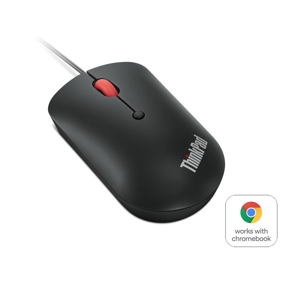 LENOVO ThinkPad Mouse Compacto Ambidiestro Sensor Optico 2400 DPI Interfaz USB-C 4Y51D20850