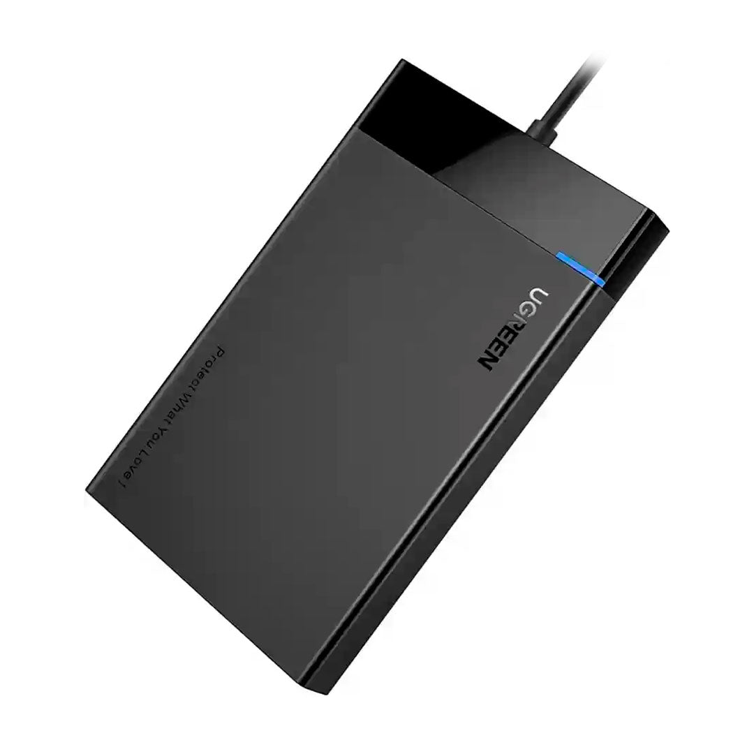 UGREEN 30847 US221 Carcasa para Disco Duro SATA HDD SSD 2.5" 6Gbps USB 3.0
