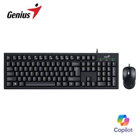 GENIUS KM-100SE Kit Teclado + Mouse AI COPILOT USB 31330009401