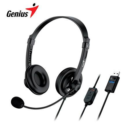 GENIUS HS-230U Audífono Con Micrófono Usb Cable 1.8m