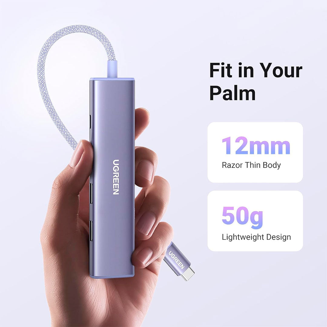UGREEN CM478 35582 Adaptador HUB USB-C 5 en 1 100W