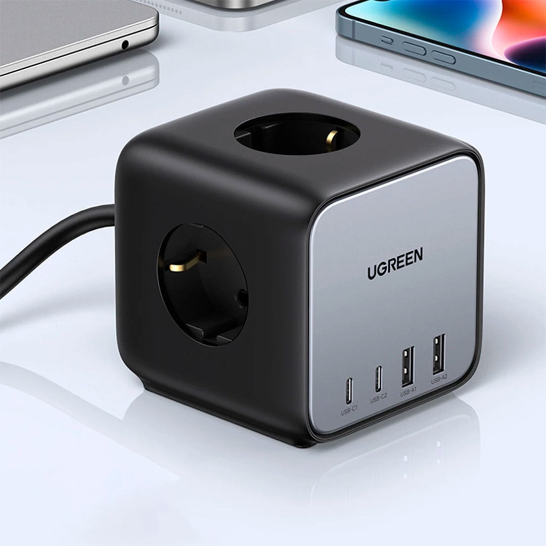 UGREEN CD268 40861 Cargador de Escritorio GAN USB-C 7 Puertos 65W