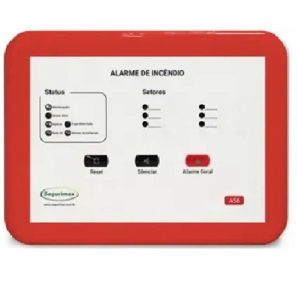 SEGURIMAX DF140041 Panel de alarma contra incendio convencional 6 zonas