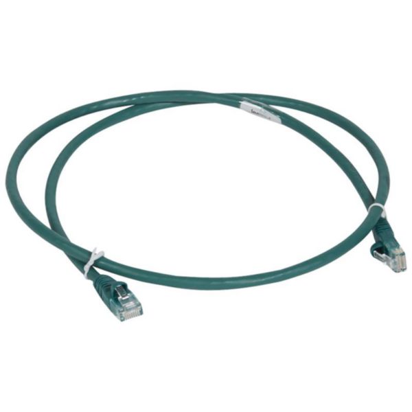 LEGRAND 51859 - PATCH CORD CAT6 U/UTP 2M LSZH VERDE
