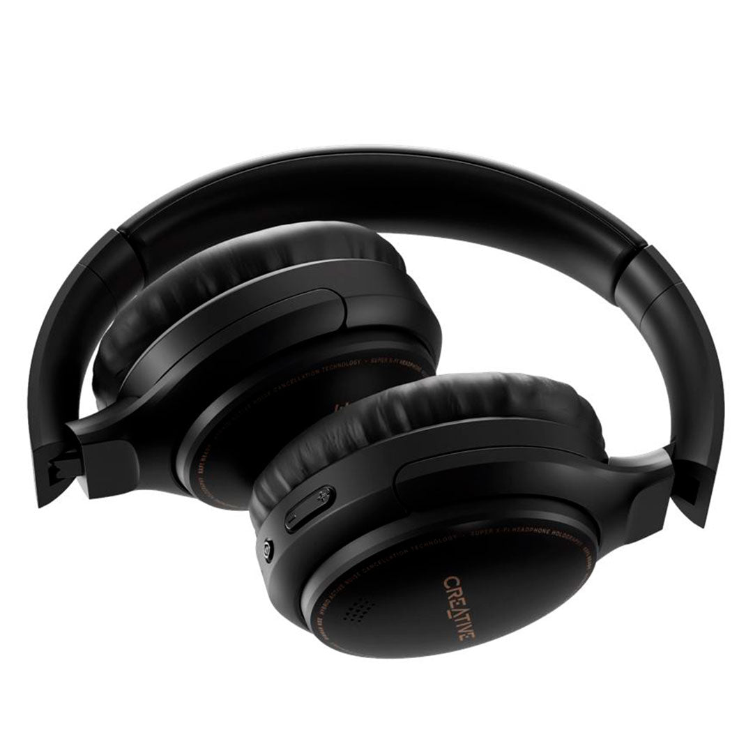 CREATIVE ZEN HYBRID Audífono inalámbrico Bluetooth con micro, 70H, carga USB-C, Negro, 51EF1220AA000