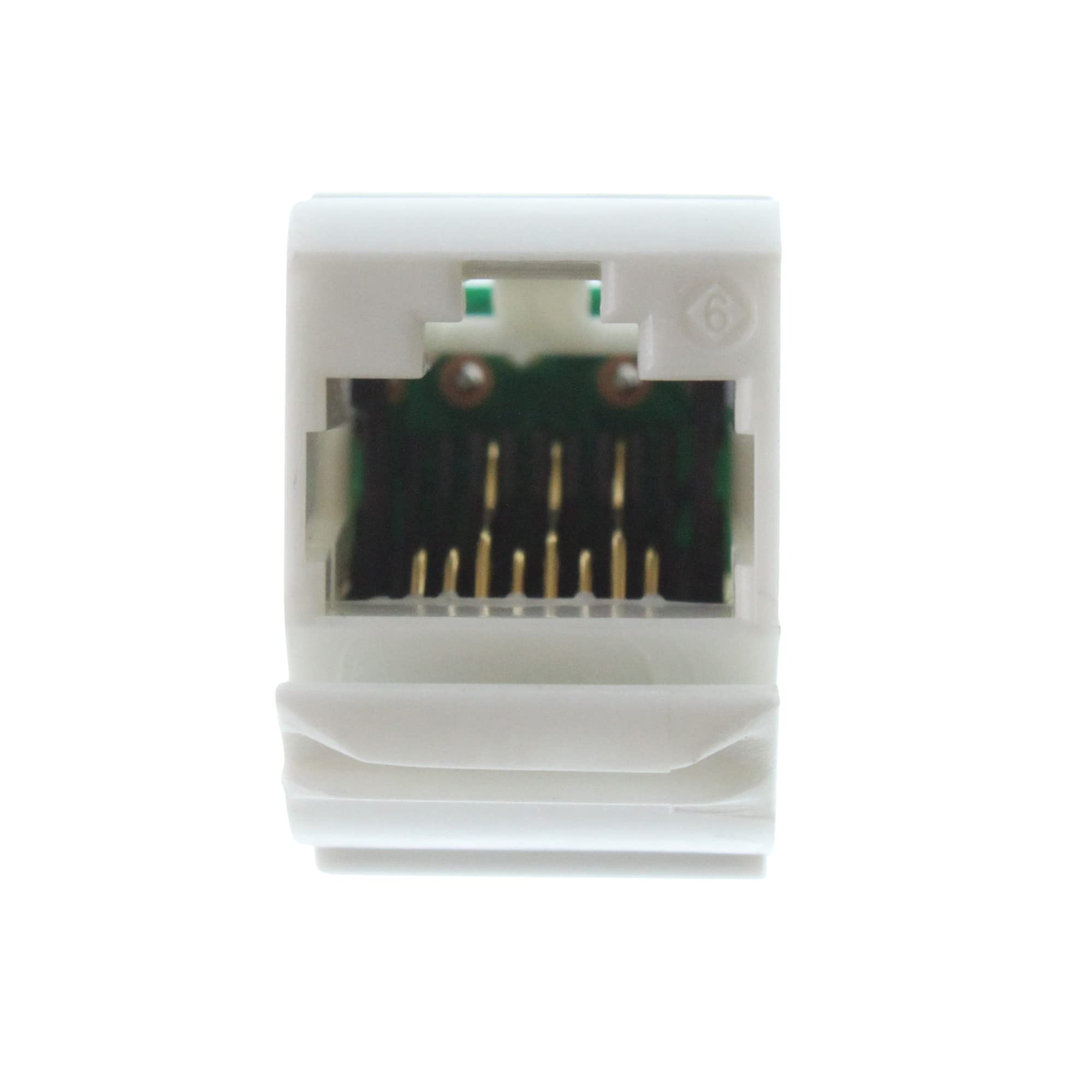 SIEMON MX6-02B, Jack cat6 angular blanco