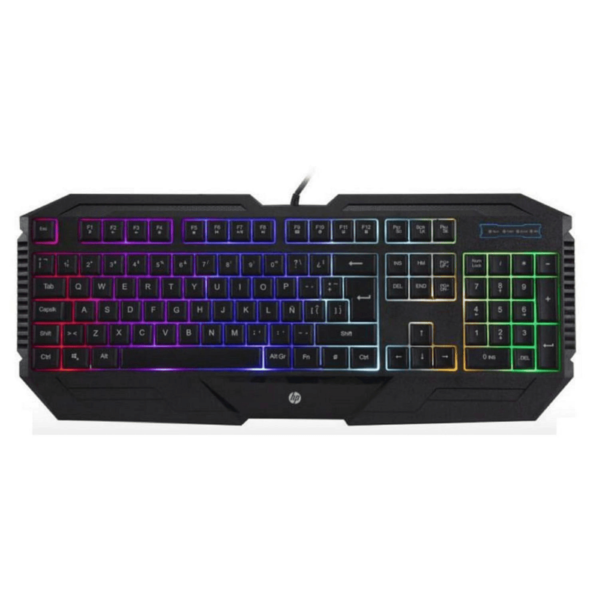 HP K110 Teclado gamer RGB retroiluminado 104 botones USB - 7JH31AA#ABM