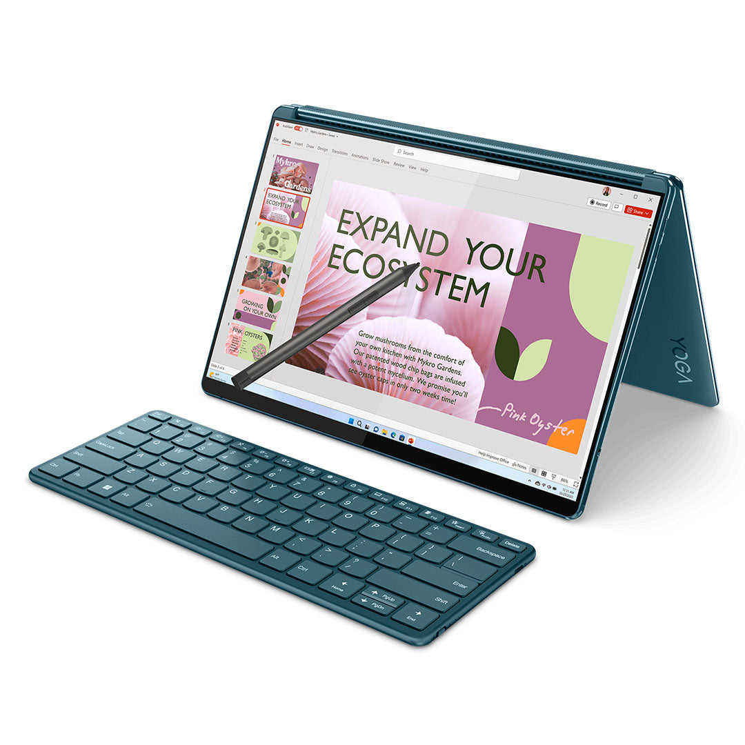 LENOVO YOGA BOOK 9 13IRU8 Laptop Core i7-1355U 1.7/5.0GHz, doble pantalla 2 x 13.3" 2.8K OLED Touch, SSD M.2 512GB, 16GB LPDDR5x (82YQ000CLM)