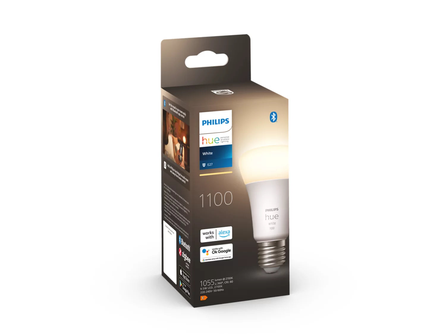 PHILIPS HUE Kit Foco A60 E27 + Bridge Inteligente