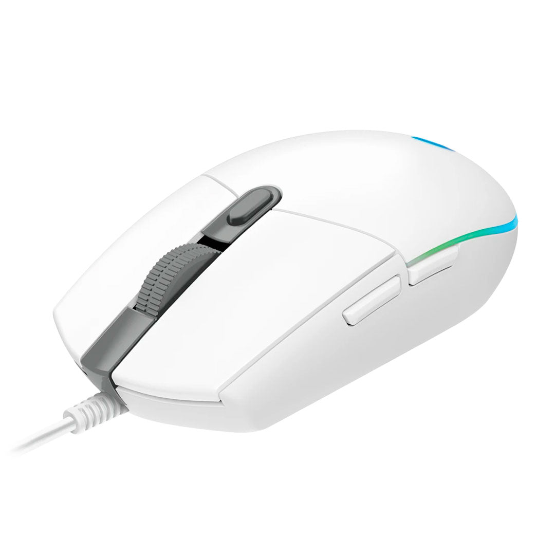 LOGITECH G203 Mouse Gamer USB RGB 6 botones 8000dpi Blanco