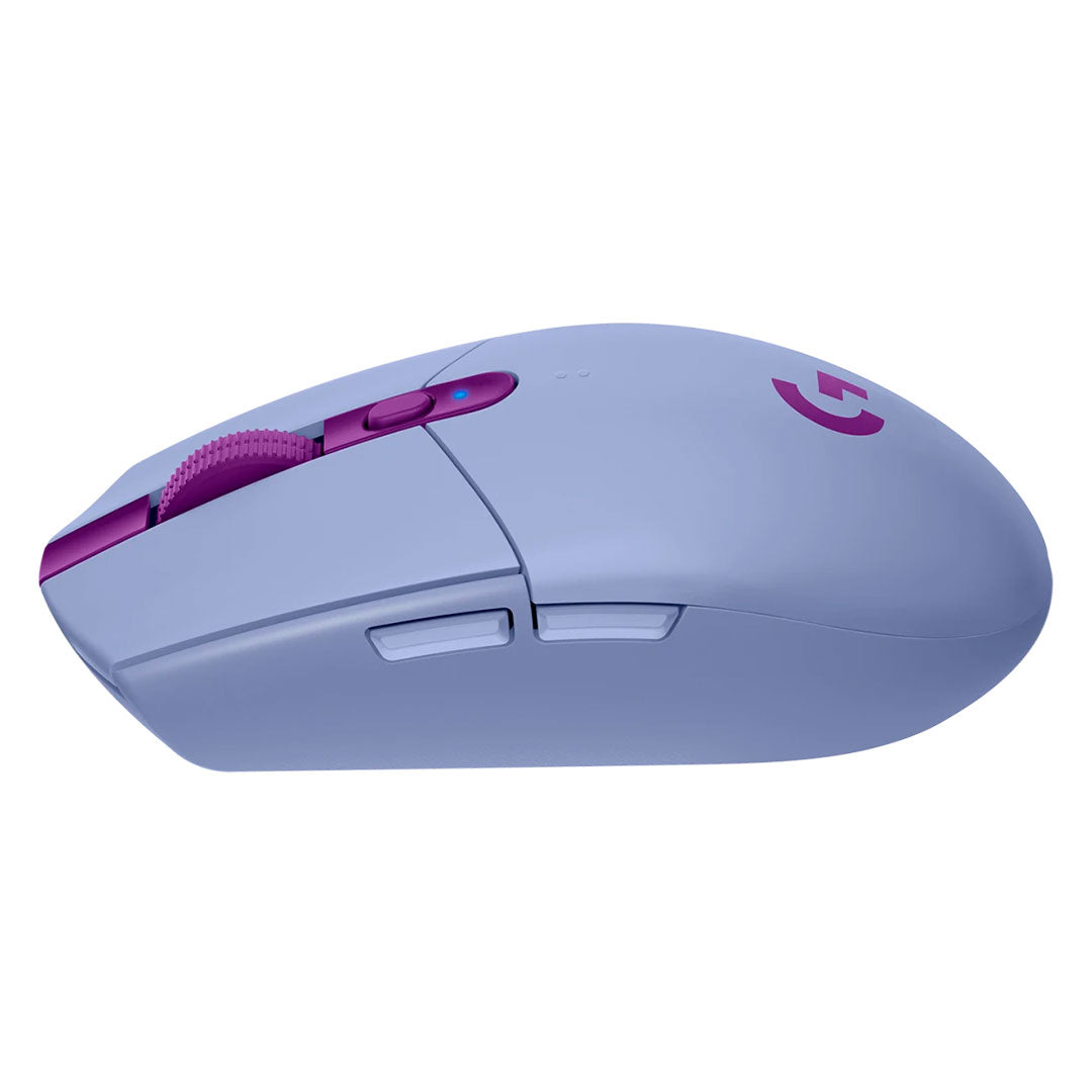 LOGITECH G305 Mouse inalámbrico Gaming Lightspeed, 12000 dpi, Lila, 910-006020