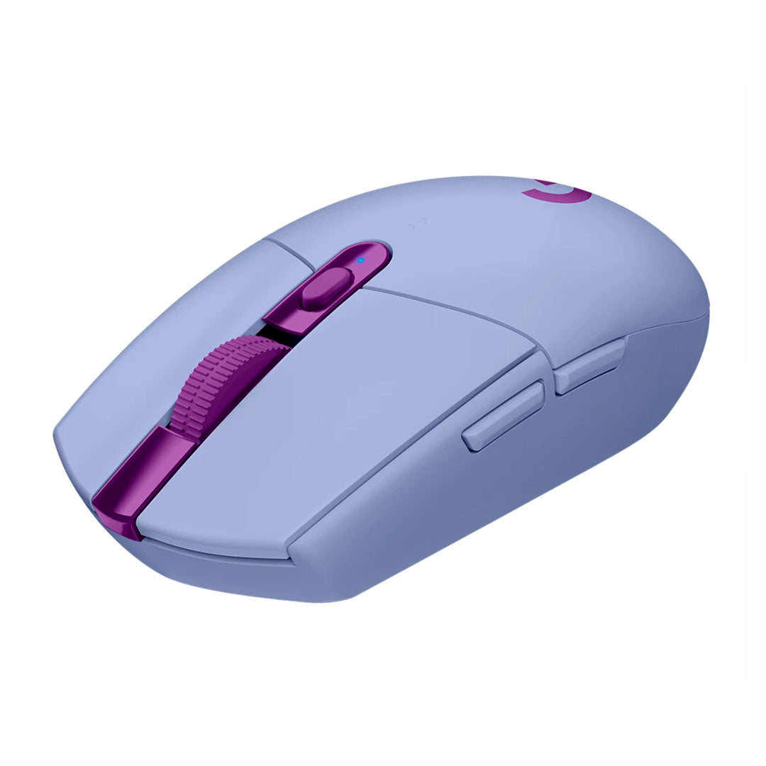 LOGITECH G305 Mouse inalámbrico Gaming Lightspeed, 12000 dpi, Lila, 910-006020