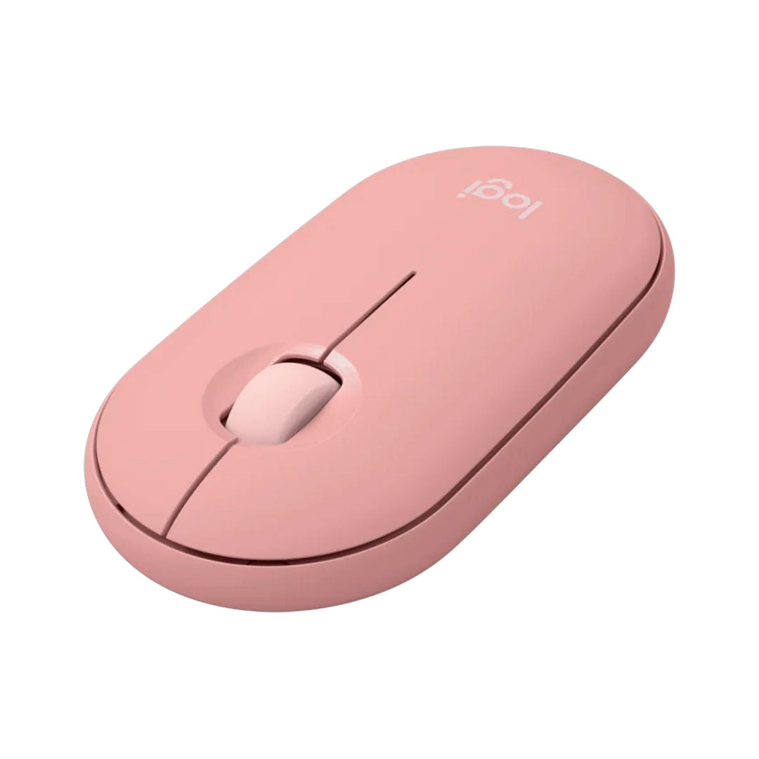 LOGITECH PEBBLE MOUSE 2 M350S Mouse Bluetooth Rosado 910-007048