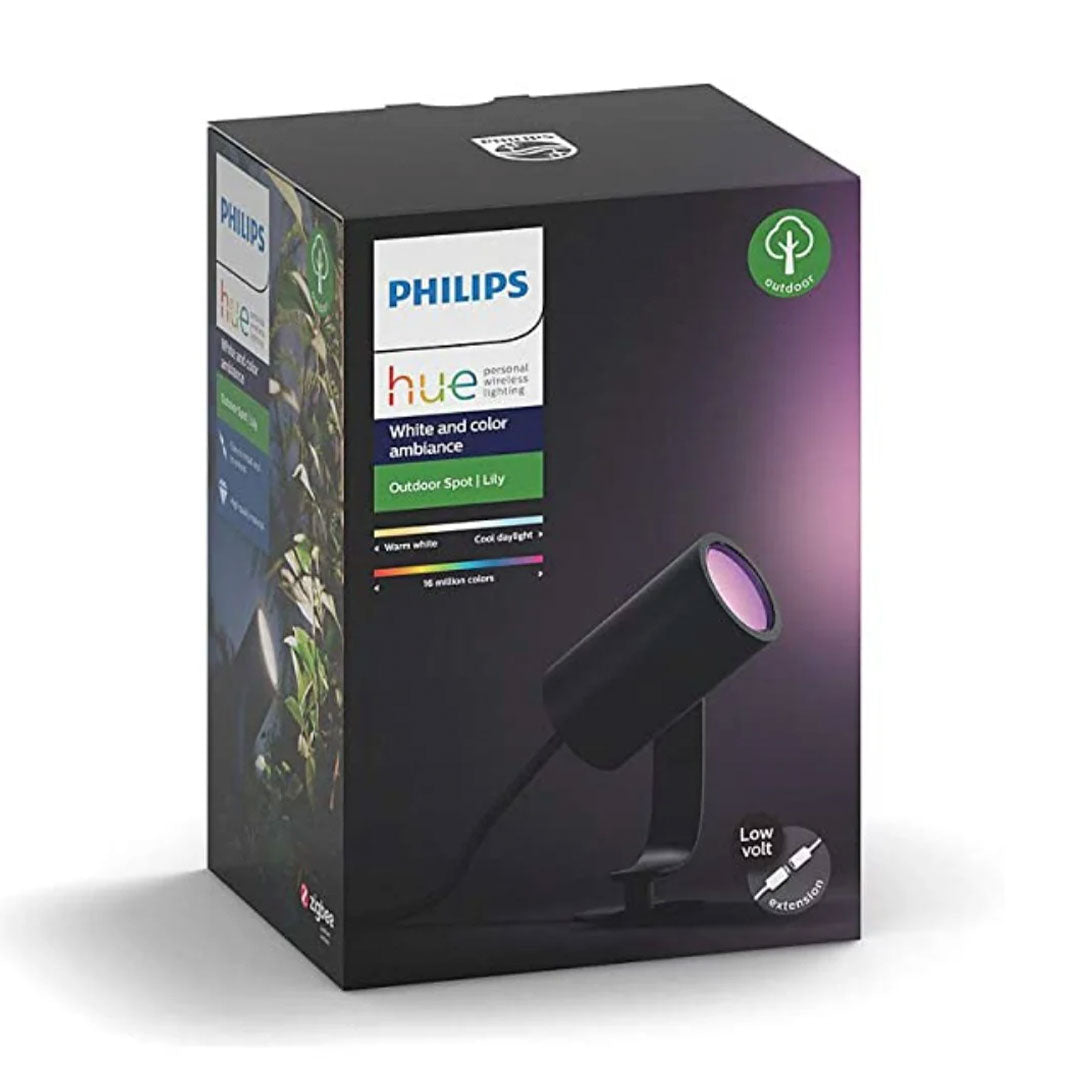 PHILIPS HUE 915005629801 Reflector para Exterior Lily Hue White & Color Ambiance, 8w, 25000 horas