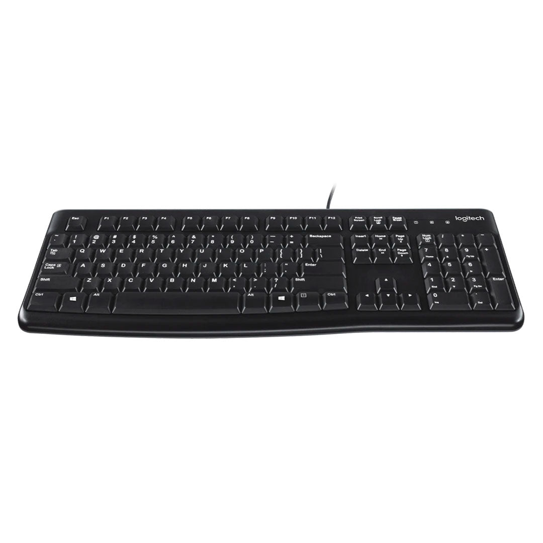 LOGITECH K120 Teclado estándar silencioso USB, 920-004422