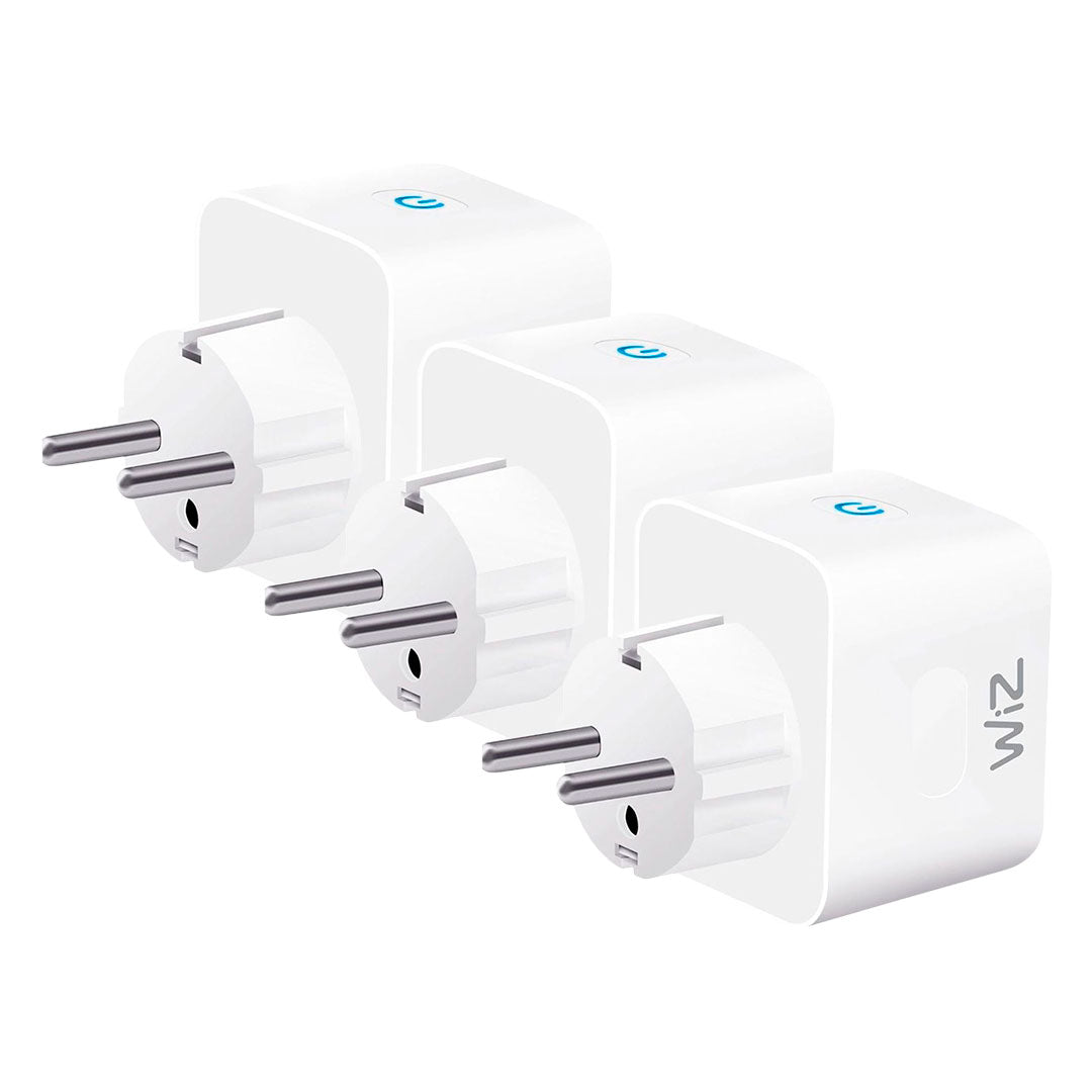 WIZ PACK-3 Enchufe Inteligente Alexa Google Home
