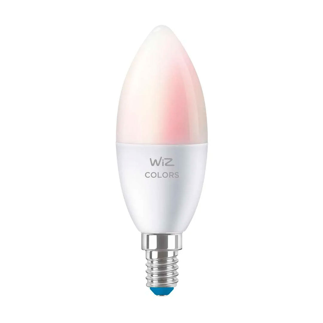 WIZ Foco Vela WIFI inteligente C37, E14, RGB, 4.9w, multicolor, 470 lúmenes, 15000 horas 929002448812
