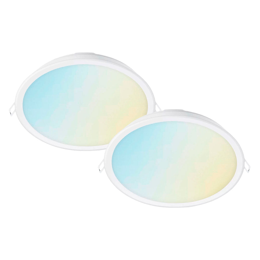 WIZ PACK-2 Foco Downlight Inteligente Luminaria Empotrada 8" 24W 650Lúmenes 15000horas