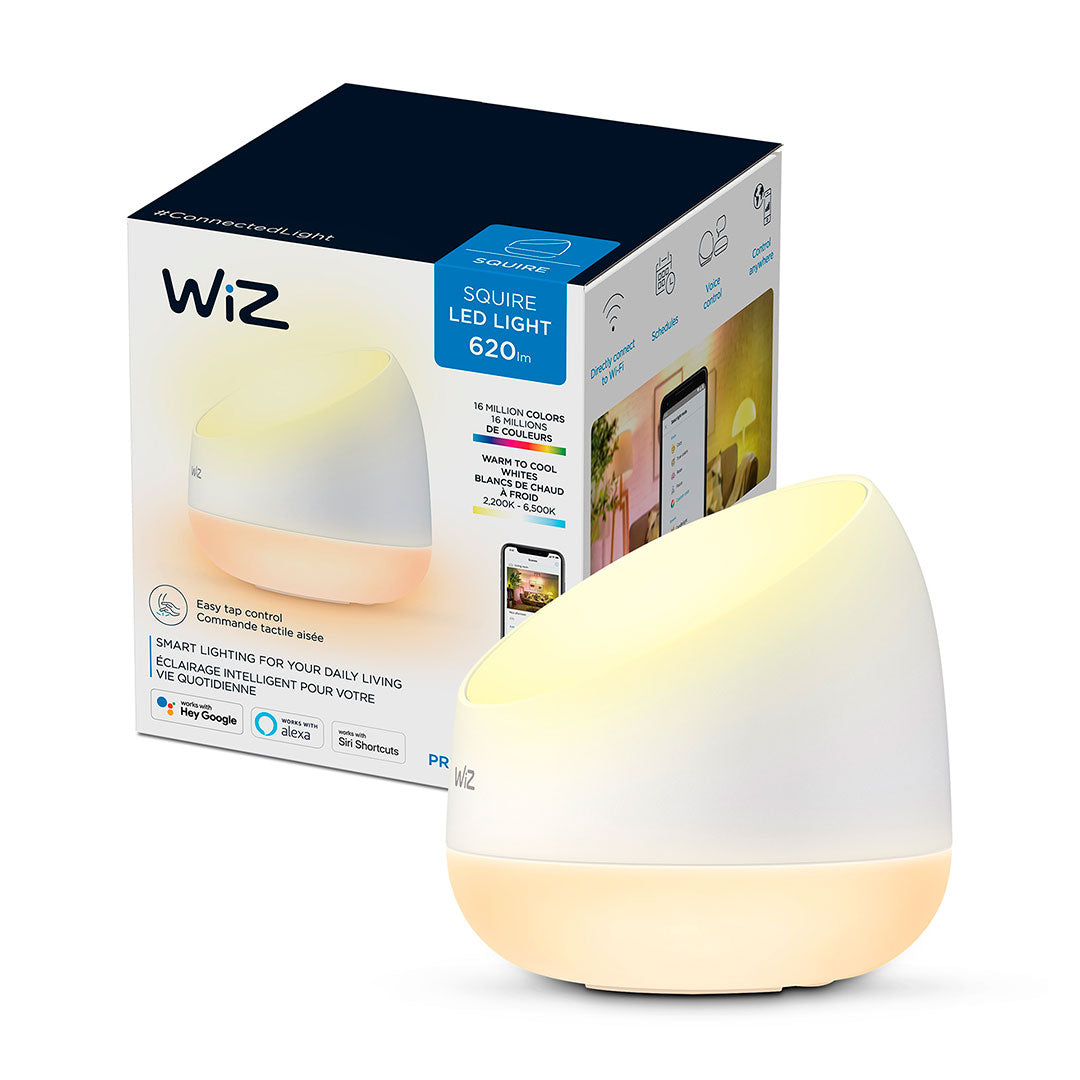 WIZ SQUIRE Lámpara WIFI inteligente tipo C, luminaria decorativa para mesa, 620 lúmenes, 2500 horas 929002690312