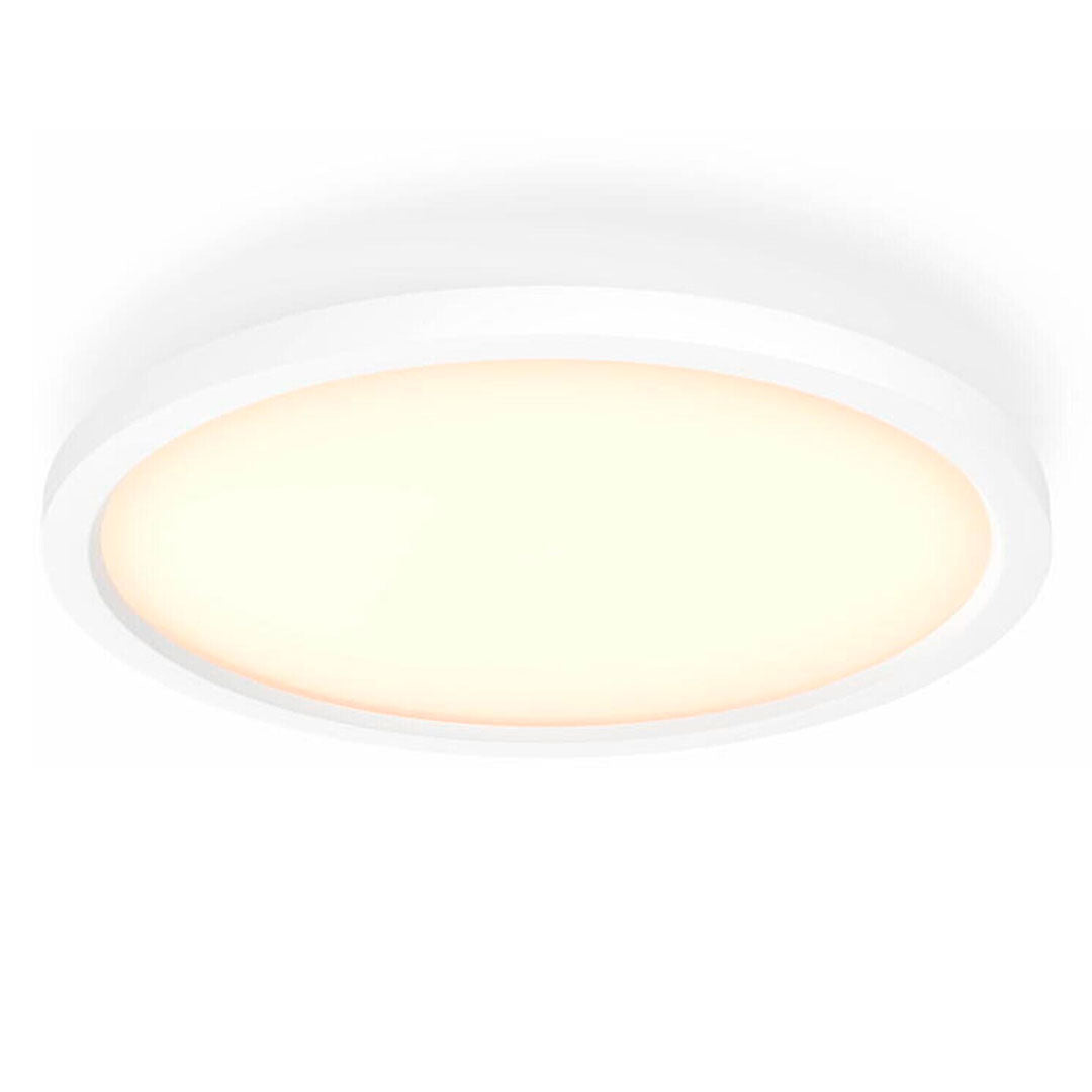PHILIPS HUE 929003099301 Lámpara Redondo LED inteligente Aurelle Luz Blanca de Cálida a Fría, Bluetooth