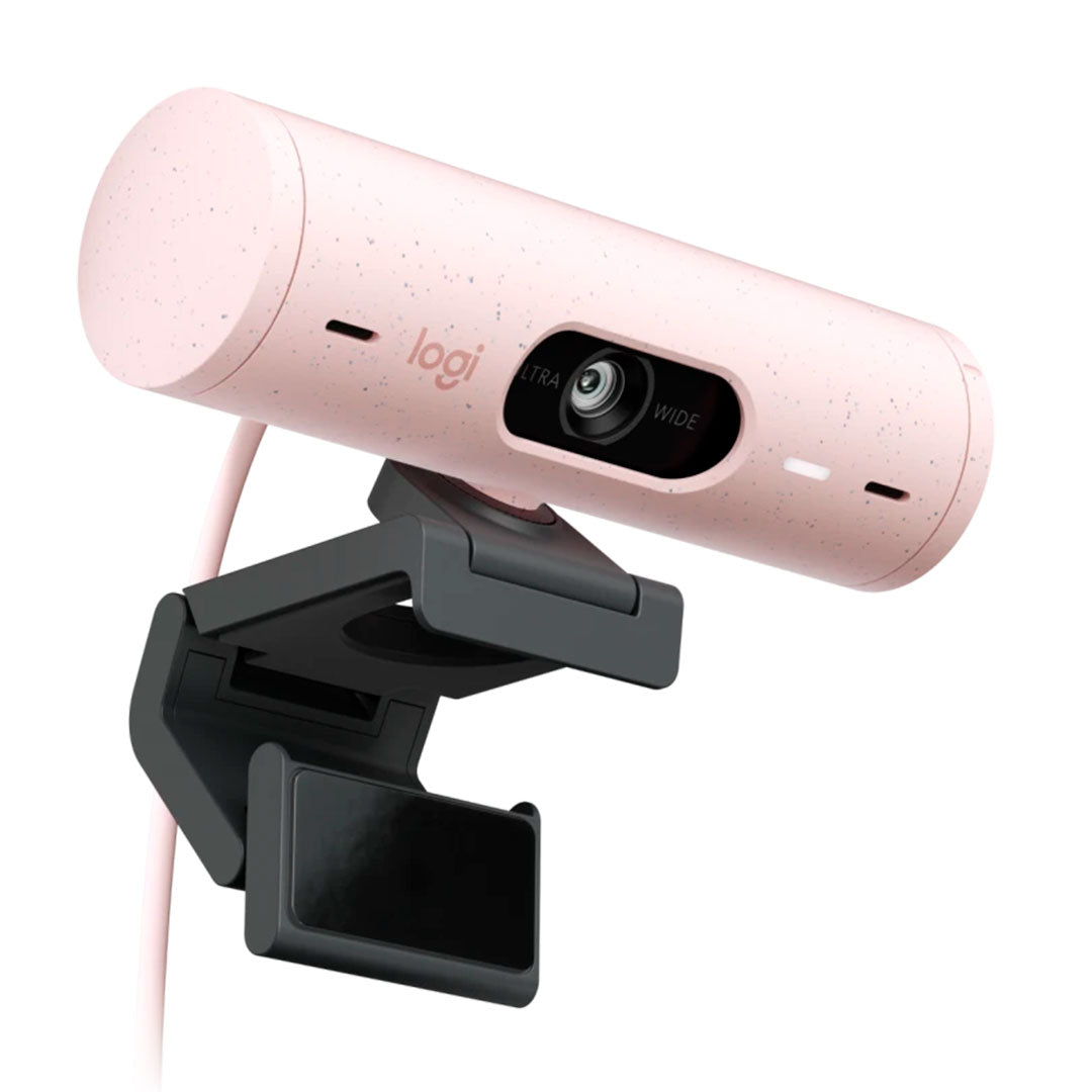 LOGITECH BRIO 500 Cámara Web Full HD 1080p HDR 60fps Rosado