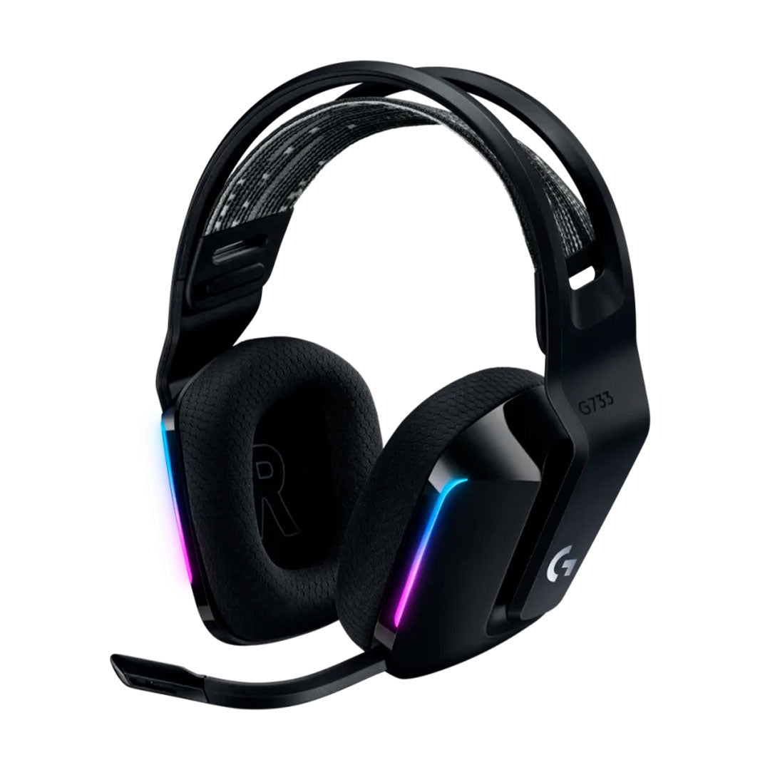 LOGITECH G733 Audífono Inalámbrico Gamer RGB con micrófono LIGHTSPEED Negro 981-000863