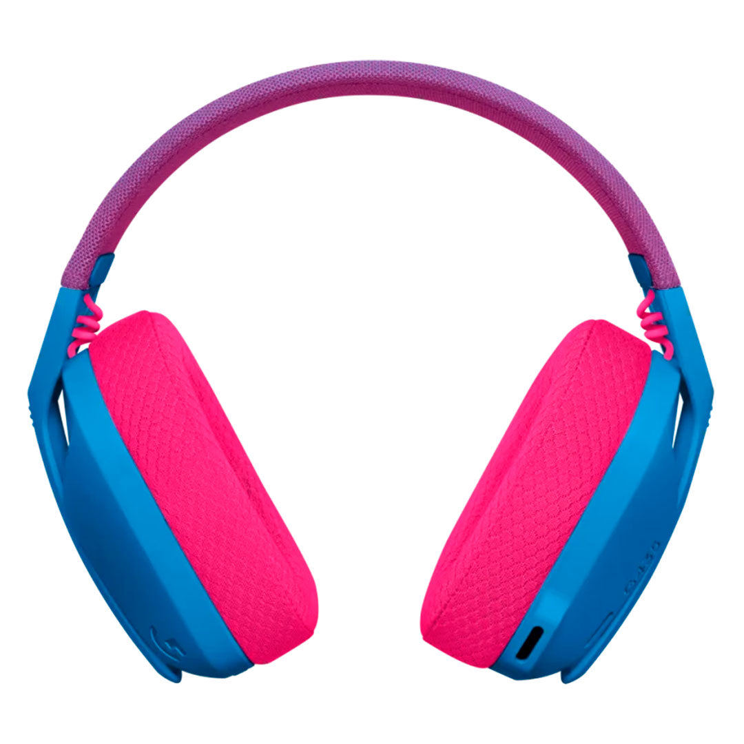 LOGITECH G435 Audífonos inalámbricos gamer con micrófono LIGHTSPEED, Azul y Futsia, 981-001061