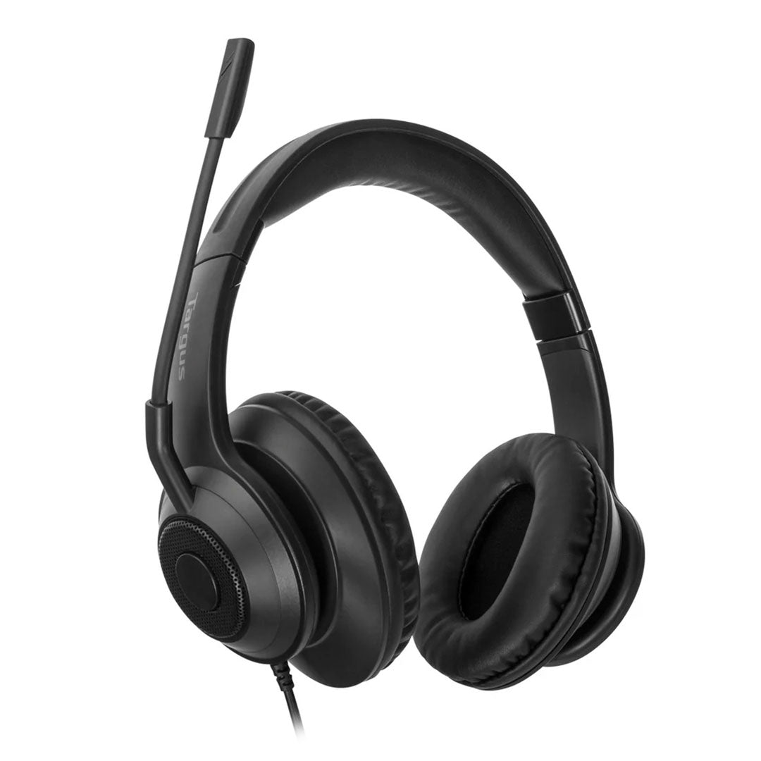 TARGUS AEH102TT Audífono con micrófono Estéreo Over-EAR, USB Negro