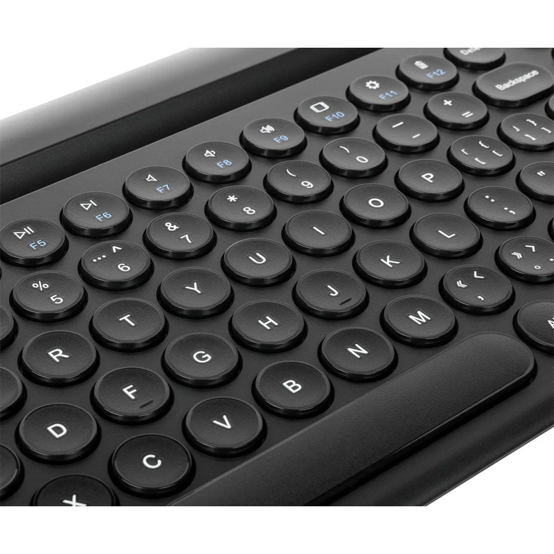 TARGUS AKB867ES Teclado inalámbrico antimicrobiano con soporte multidispositivo