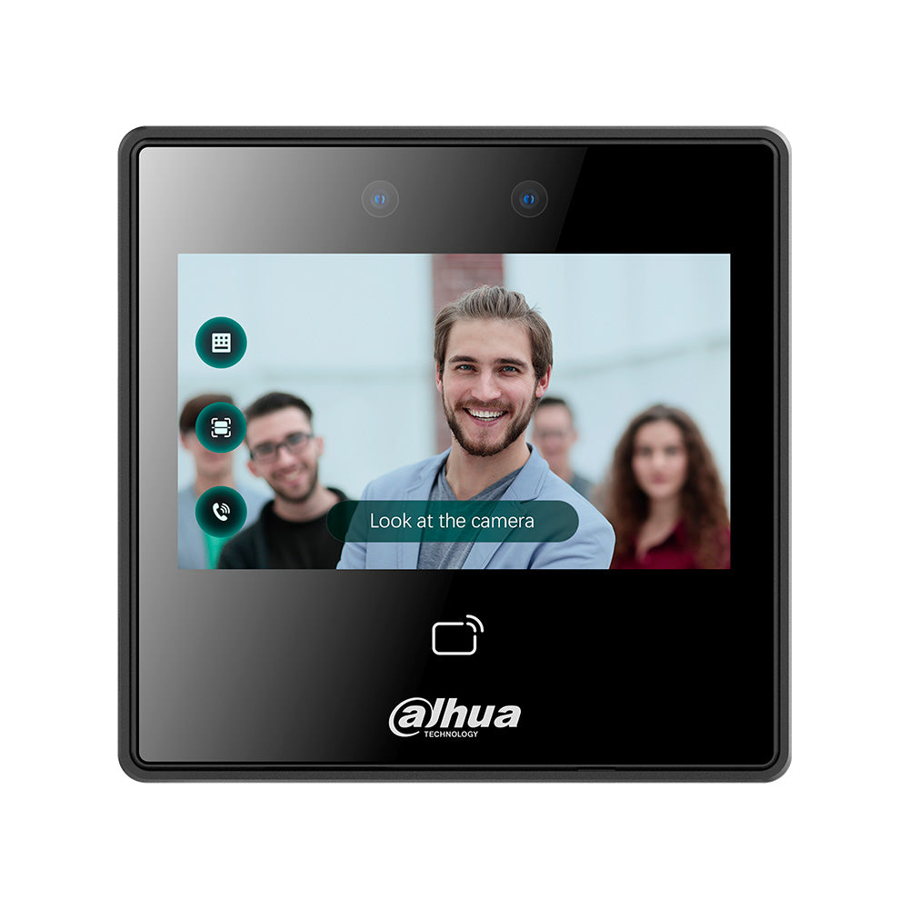 DAHUA ASI3213A-W Control de Acceso Wifi Biométrico para rostro, tarjeta clave 4.3"