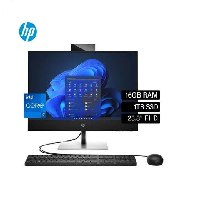 HP AT8T9LS#ABM HP EliteOne 840, 23.8" All-In-One FHD IPS Core i7-14700 2.1/5.4GHz 16GB DDR5-5600MHz
