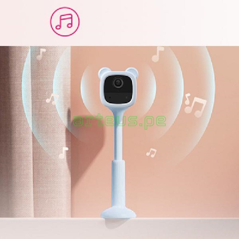 EZVIZ BM1 BABYCAM Cámara VIGILA BEBE WIFI 2MP con Batería Rosado