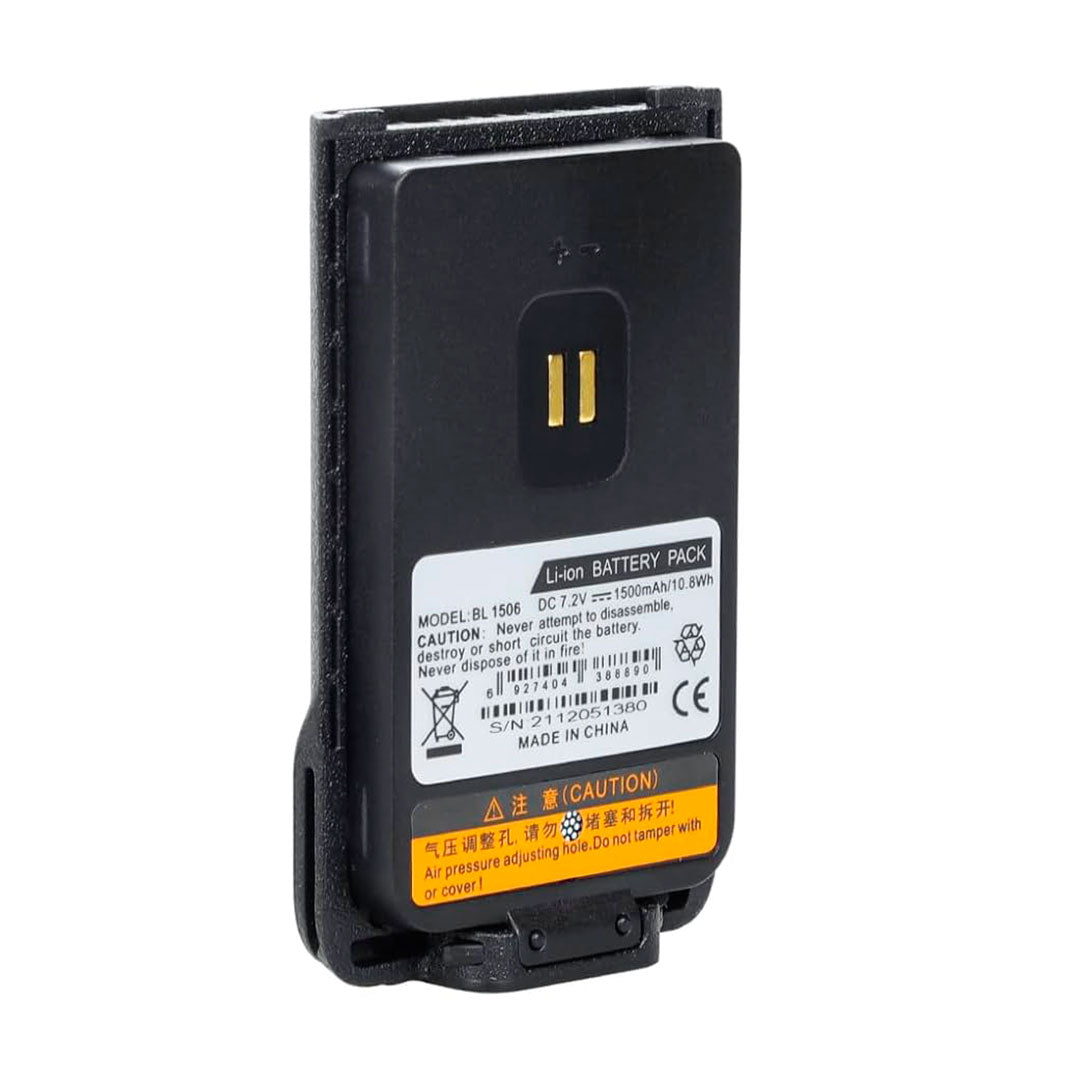 HYTERA BL1506 Batería repuesto para radios de 1500mAMP BD506/BD616