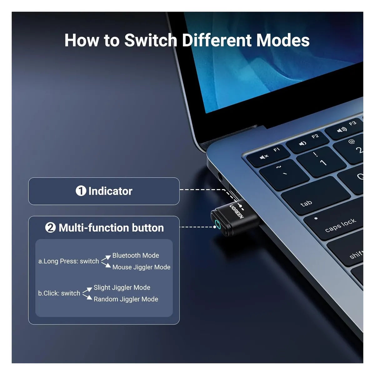 UGREEN BT301 35994 Adaptador USB Bluetooth 5.3 Dongle Plug and Play