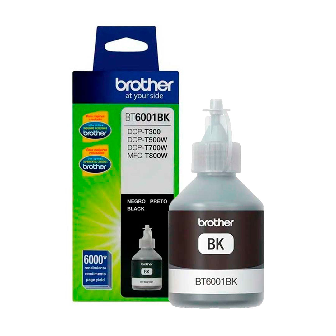 BROTHER BT6001BK Botella de tinta Brother 6001 Negro de Ultra alto rendimiento