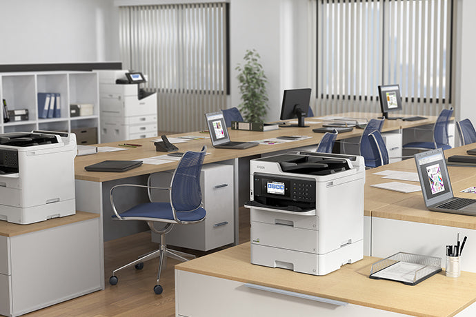 EPSON C11CG77301 - Multifuncional WorkForce Pro WF-C579R imprime escanea copia fax WiFi