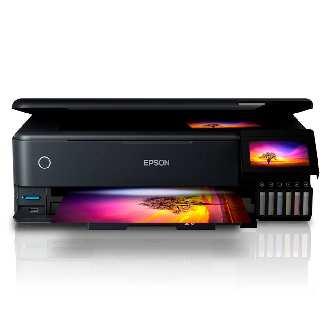EPSON C11CJ21303 Impresora Inalambrica Multifuncional ECOTANK L8180 primeLAN-Wi-Fi
